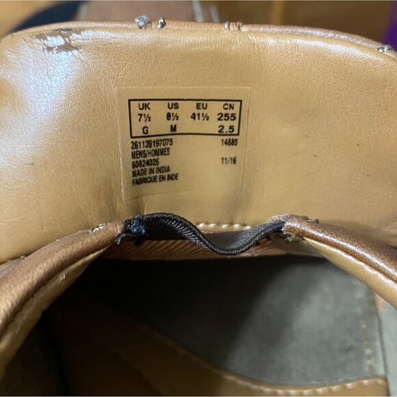 Clarks Collection Mens Escalade Step Loafer Shoe Size 8.5 Tan Brown - Picture 7 of 8